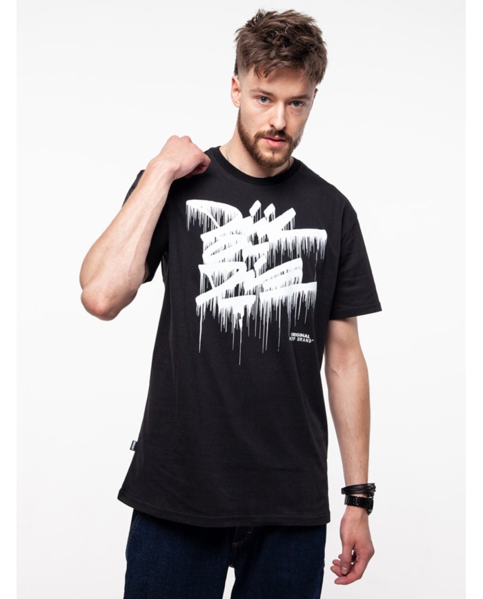 T-SHIRT PAINT SPLASH CZARNY DTS1315