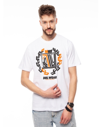T-SHIRT PAINTWORK BIAŁY DTS1298