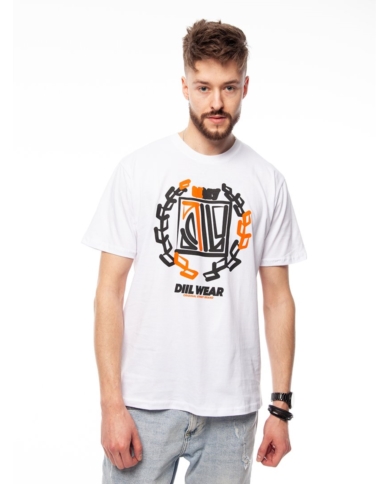 T-SHIRT PAINTWORK BIAŁY DTS1298