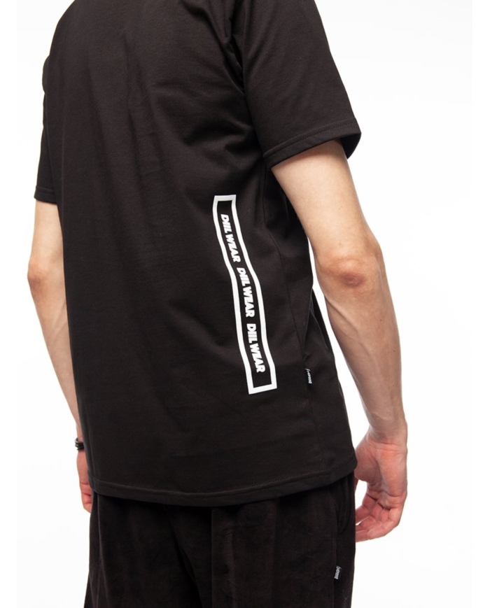 T-SHIRT DIIL WEAR BLOCK CZARNY DTS1308