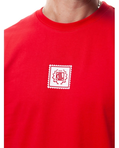 T-SHIRT DIIL STAMP CZERWONY DTS1330