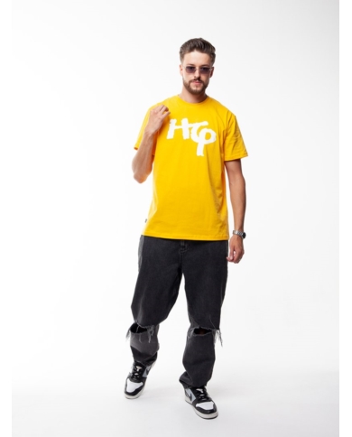 T-SHIRT KLASYK HG ŻÓŁTY DTS1347