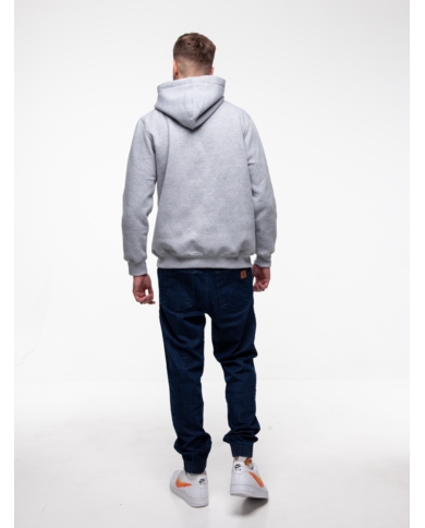 BLUZA KANGURKA DIIL WEAR SZARY MELANŻ DBL844