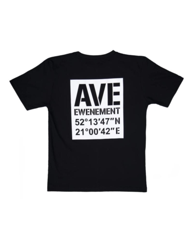 T-SHIRT EWENEMENT CZARNY ETS09