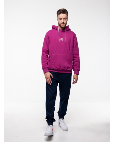 BLUZA KANGURKA SMALL FIOLETOWY DBL835