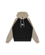 BLUZA KANGURKA REGLAN CZARNY/KHAKI DBL1378