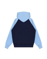 BLUZA KANGURKA REGLAN GRANAT/BŁĘKITNY DBL1382