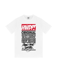 T-SHIRT HWDP NEWSPAPER BIAŁY DTS1428