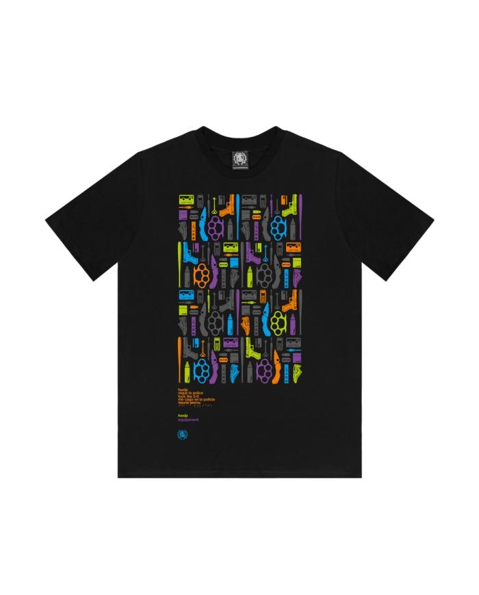 T-SHIRT EQUPMENT CZARNY DTS1431