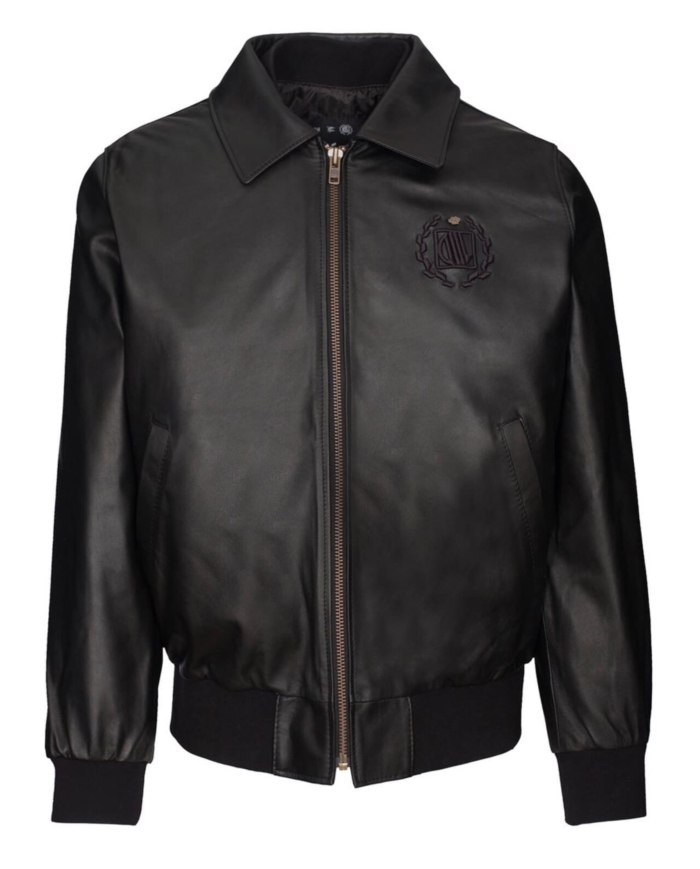 Kurtka skórzana DIIL czarna DKU96