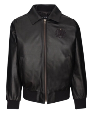 Kurtka skórzana DIIL czarna DKU96