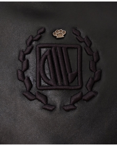 Kurtka skórzana DIIL czarna DKU96