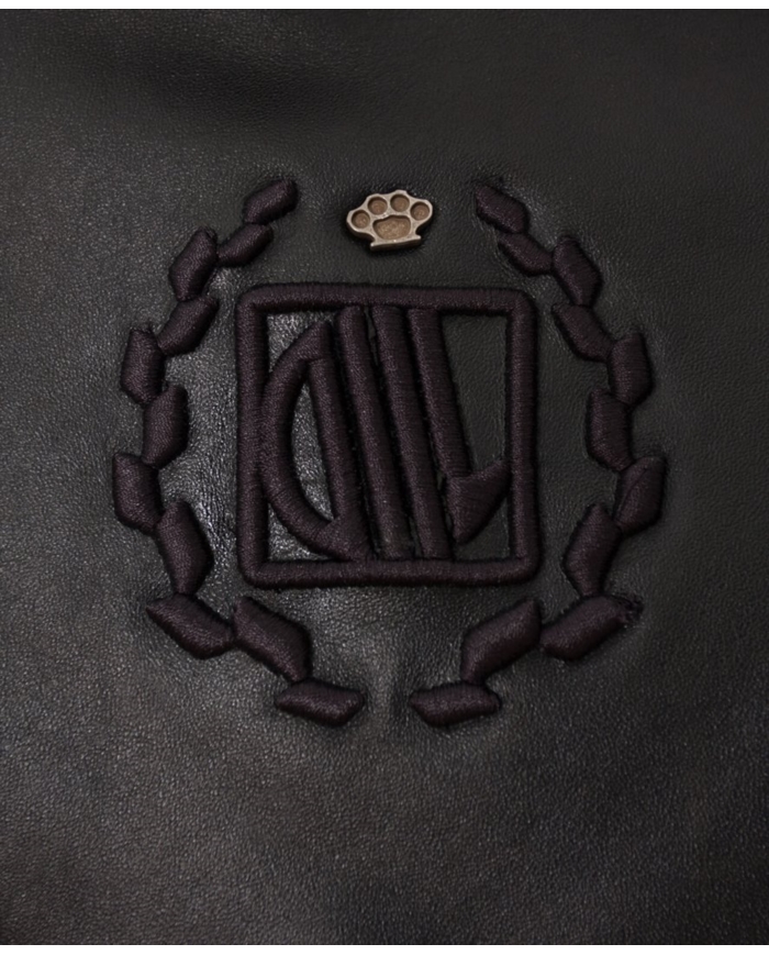 Kurtka skórzana DIIL czarna DKU96