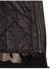 Kurtka skórzana DIIL czarna DKU96