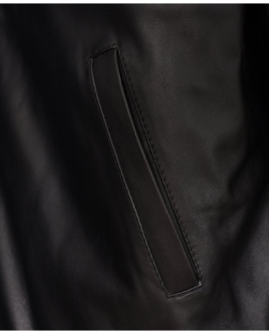 Kurtka skórzana DIIL czarna DKU96