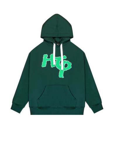 BLUZA KANGURKA HG CHENILLE ROYAL GREEN DBL1396